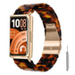 Butterfly Clasp Three Beads Resin Watch Band with Removal Tool, For Huawei Band 11 / Band 11 Pro