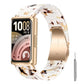 Butterfly Clasp Three Beads Resin Watch Band with Removal Tool, For Huawei Band 11 / Band 11 Pro