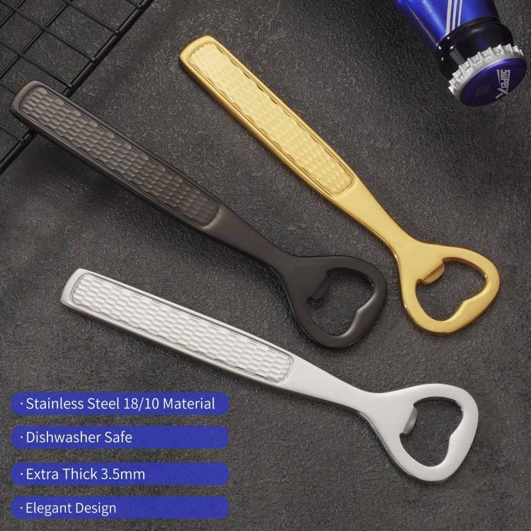 Hammered Stainless Steel Heart-Shaped Wine Opener