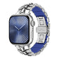 Arc Shadow Metal Hybrid Silicone Watch Band, For Apple Watch 46mm / 49mm / 45mm / 44mm, For Apple Watch 42mm / 41mm / 40mm / 38mm