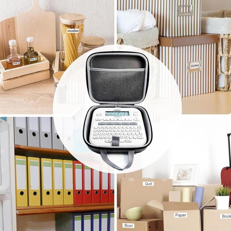 For Brother P-Touch PT-D220 Label Printer EVA Hard-shell Storage Bag Protective Box, For P-Touch PT-D220