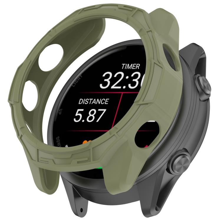 Hollow Armor TPU Half Coverage Watch Protective Case, For Garmin Forerunner 70 / 170 / 170 Music