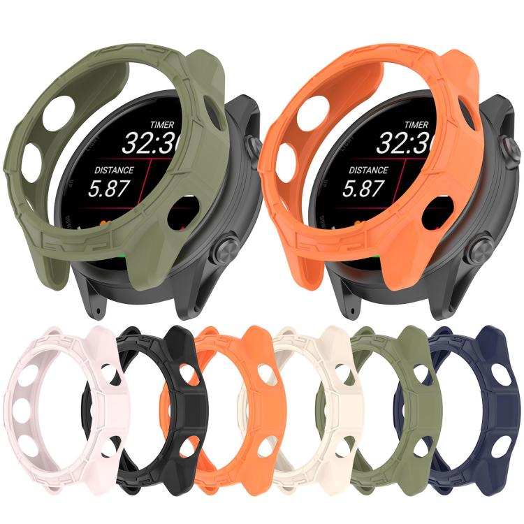 Hollow Armor TPU Half Coverage Watch Protective Case, For Garmin Forerunner 70 / 170 / 170 Music