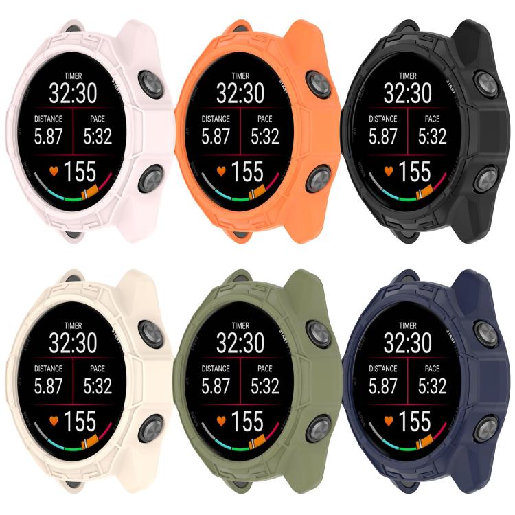 Hollow Armor TPU Half Coverage Watch Protective Case, For Garmin Forerunner 70 / 170 / 170 Music