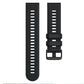 Twill Texture Solid Color Silicone Watch Band,, 22mm