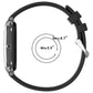 Spring Bar Style Clear Watch Case and Solid Color Silicone Watch Band, For Google Fitbit Air