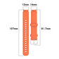 Spring Bar Style Clear Watch Case and Solid Color Silicone Watch Band, For Google Fitbit Air