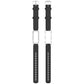 Spring Bar Style Clear Watch Case and Solid Color Silicone Watch Band, For Google Fitbit Air