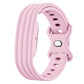 For Google Fitbit Air Solid Color Butterfly Buckle Silicone Watch Band, Size: S, Size: L