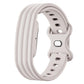For Google Fitbit Air Solid Color Butterfly Buckle Silicone Watch Band, Size: S, Size: L