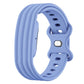 For Google Fitbit Air Solid Color Butterfly Buckle Silicone Watch Band, Size: S, Size: L