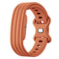 For Google Fitbit Air Solid Color Butterfly Buckle Silicone Watch Band, Size: S, Size: L