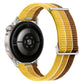 Quick Release Press Button Two Section Breathable Nylon Loop Watch Band, 18mm, 20mm, 22mm