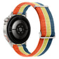 Quick Release Press Button Two Section Breathable Nylon Loop Watch Band, 18mm, 20mm, 22mm