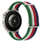 Quick Release Press Button Two Section Breathable Nylon Loop Watch Band, 18mm, 20mm, 22mm