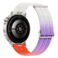 Quick Release Press Button Two Section Breathable Nylon Loop Watch Band, 18mm, 20mm, 22mm