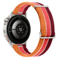 Quick Release Press Button Two Section Breathable Nylon Loop Watch Band, 18mm, 20mm, 22mm
