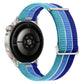 Quick Release Press Button Two Section Breathable Nylon Loop Watch Band, 18mm, 20mm, 22mm