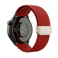 Mountain Pattern Loop Magnetic Buckle Silicone Watch Band, 22mm, 20mm