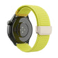 Mountain Pattern Loop Magnetic Buckle Silicone Watch Band, 22mm, 20mm
