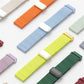 Mountain Pattern Loop Magnetic Buckle Silicone Watch Band, 22mm, 20mm