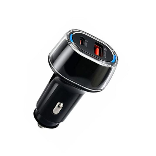 P78 55W PD3.0 / PPS + QC3.0 USB Macron Color Car Charger, without Cable