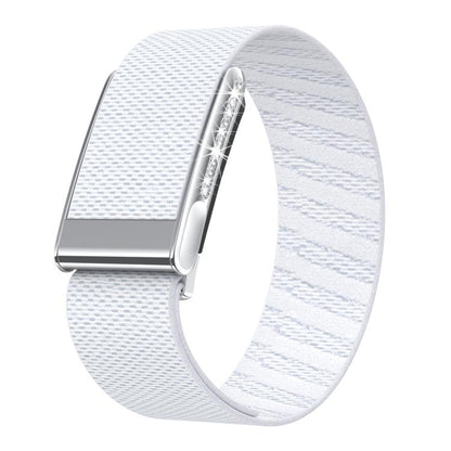 Single-Row Diamond Elastic Nylon Watch Band, For WHOOP 5.0 Electrocardiogram