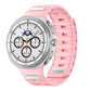Dot Pattern Magnetic Solid Color Silicone Watch Band, For Galaxy Watch9/8/9 Classic/8 Classic