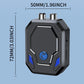 Bluetooth audio transceiver adapter with dual top metal ports and TF card slot