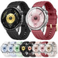 One Line Triple Loop Design Solid Color Silicone Watch Band, 22mm, 18mm