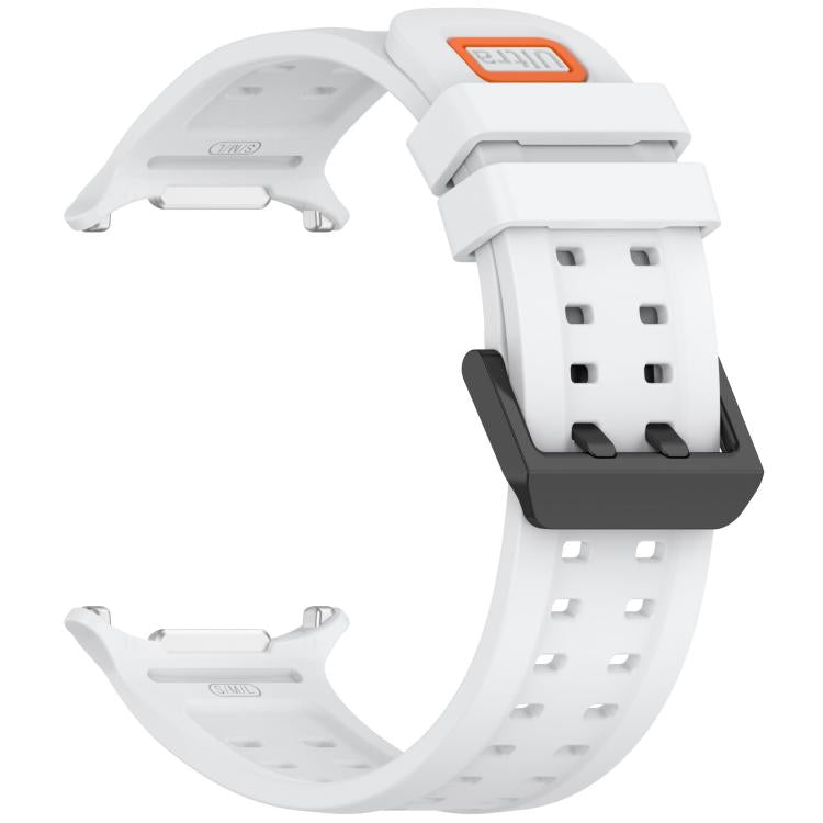 Double-Row Pin Buckle Silicone Watch Band, For Galaxy Watch Ultra2 2026 / 2025 / 1 2024