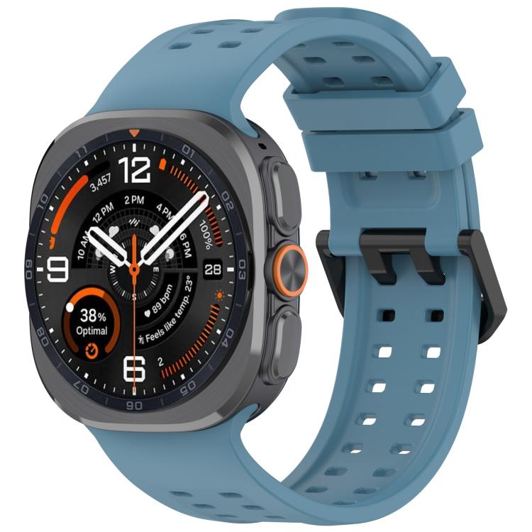 Double-Row Pin Buckle Silicone Watch Band, For Galaxy Watch Ultra2 2026 / 2025 / 1 2024