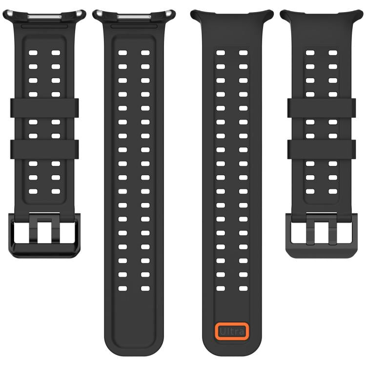 Double-Row Pin Buckle Silicone Watch Band, For Galaxy Watch Ultra2 2026 / 2025 / 1 2024