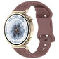 Sunflower Pattern Butterfly Buckle Silicone Watch Band, 22mm, 20mm, 18mm