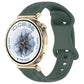Sunflower Pattern Butterfly Buckle Silicone Watch Band, 22mm, 20mm, 18mm