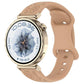 Sunflower Pattern Butterfly Buckle Silicone Watch Band, 22mm, 20mm, 18mm