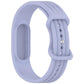 Vertical Texture Butterfly Buckle Solid Color Silicone Watch Band, For Google Fitbit Air