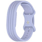 Vertical Texture Butterfly Buckle Solid Color Silicone Watch Band, For Google Fitbit Air