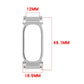 12mm Spring Ear Style Bracelet Watch Frame Metal Watch Protective Case, For Google Fitbit Air