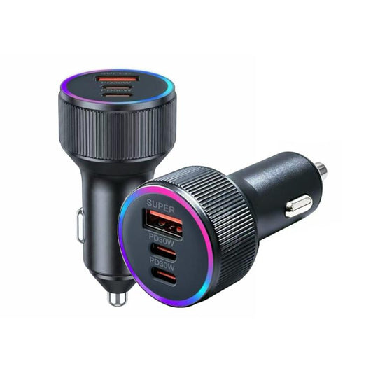 M31 Aluminum Alloy 85W PD30W x 2 + QC3.0 25W Multi Protocol Car Charger