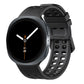 Double-Row Pin Buckle Solid Color Silicone Watch Band, For Galaxy Watch9 / 8 / 8 Classic
