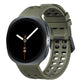Double-Row Pin Buckle Solid Color Silicone Watch Band, For Galaxy Watch9 / 8 / 8 Classic