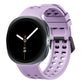 Double-Row Pin Buckle Solid Color Silicone Watch Band, For Galaxy Watch9 / 8 / 8 Classic
