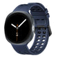 Double-Row Pin Buckle Solid Color Silicone Watch Band, For Galaxy Watch9 / 8 / 8 Classic