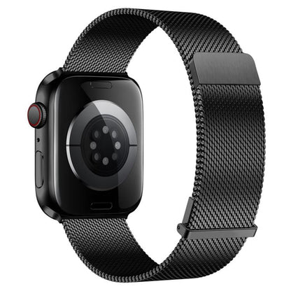 Plain Two-Section Dual Magnetic Milanese Metal Watch Band, For Apple Watch 46mm / 49mm / 45mm / 44mm, For Apple Watch 42mm / 41mm / 40mm / 38mm