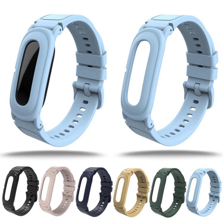Solid Color Integrated Soft TPU Watch Band, For Google Fitbit Air