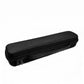 Black hard-shell document scanner storage bag with zipper and adjustable strap loop detail.