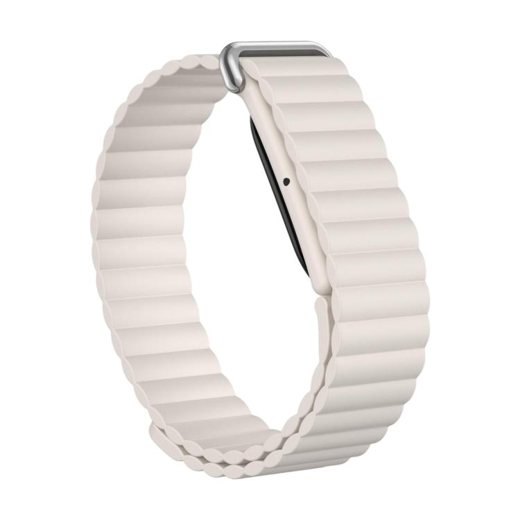 Classic Wave Texture Magnetic Silicone Watch Band, For Google Fitbit Air