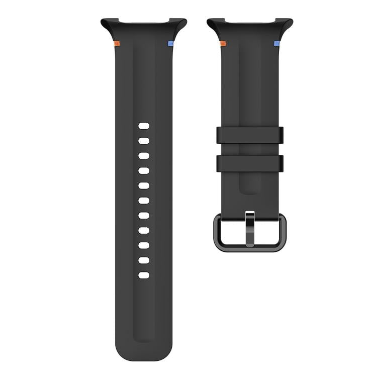 Stitched Color Clasp Solid Color Silicone Watch Band, For Galaxy Watch 9 / 8 / 8 Classic