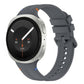 Stitched Color Clasp Solid Color Silicone Watch Band, For Galaxy Watch 9 / 8 / 8 Classic